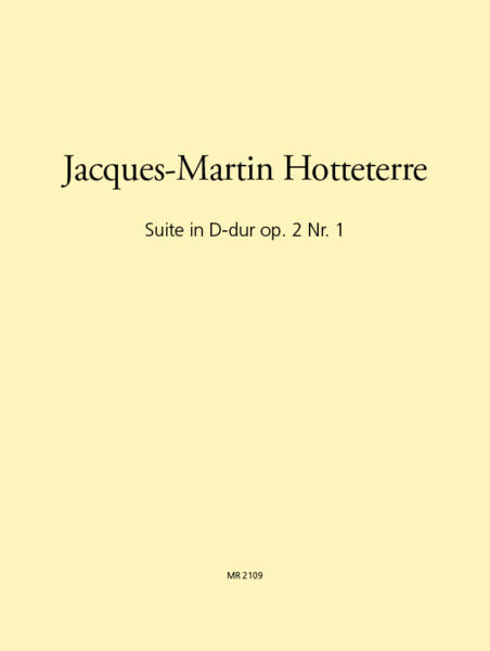 Suite in D major, Op. 2 No. 1 (Flute and Piano)