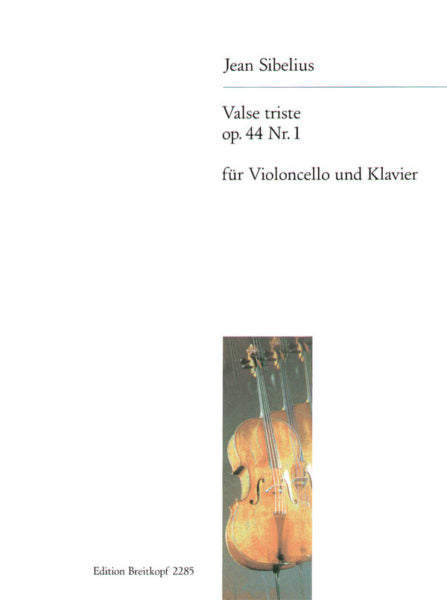 Valse triste Op. 44 No. 1 (Flute and Piano)