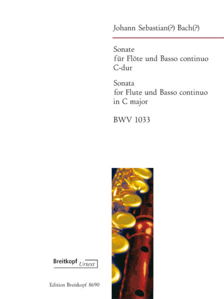 Sonata in C major, BWV 1033 - Urtext (Flute and Piano)