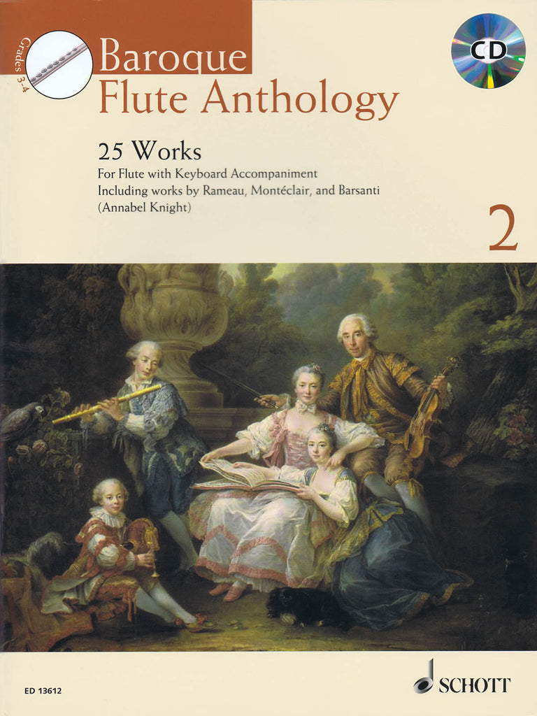 Baroque Flute Anthology Volume 2 - 25 Works (Flute and Piano)
