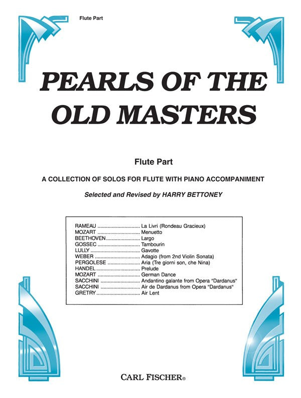 Pearls Of The Old Masters - Vol. 1 (Flute and Piano)