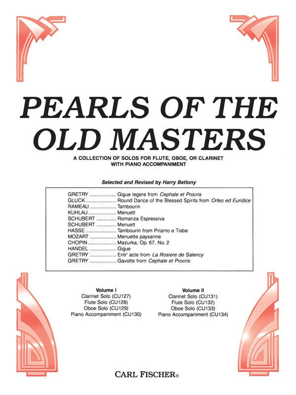 Pearls Of The Old Masters - Vol. 2 (Flute and Piano)