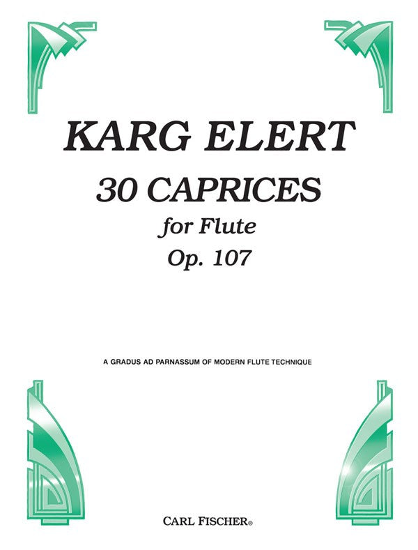 30 Caprices for Flute, Opus 107