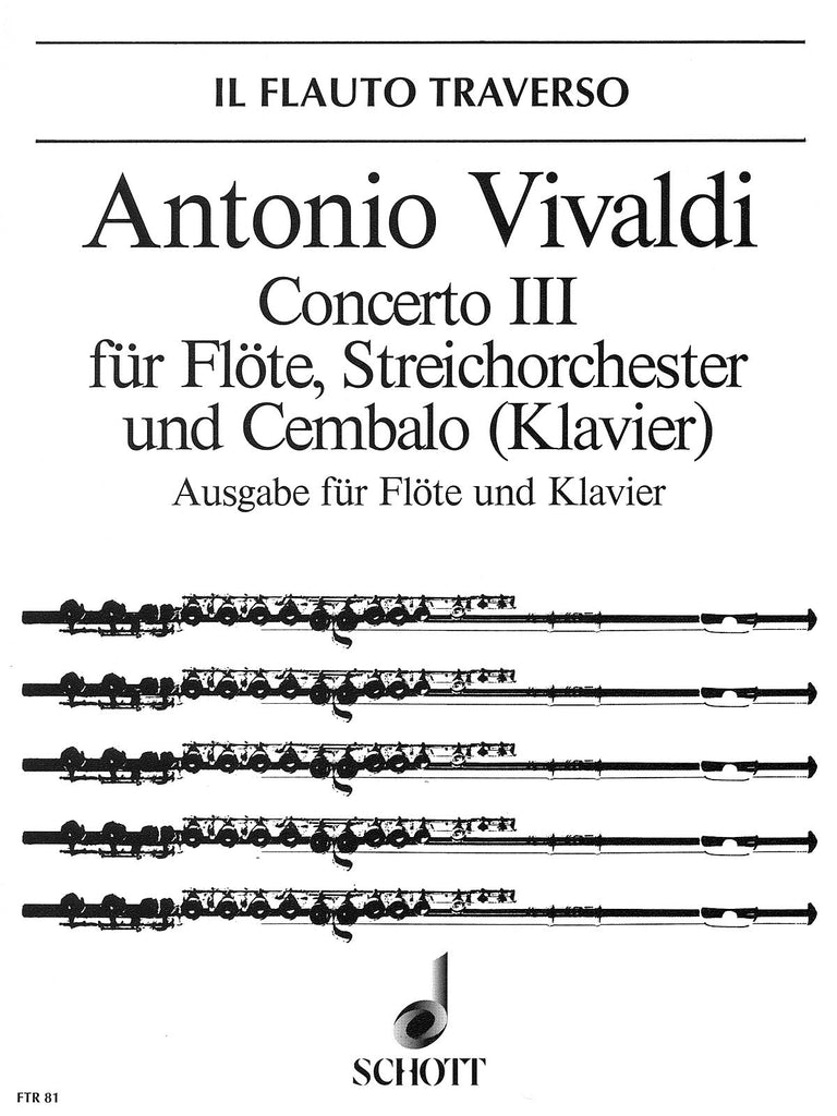 Concerto No. 3 in D Major, Op. 10 (RV 428/PV 155) “Il Cardellino” (Flute and Piano)