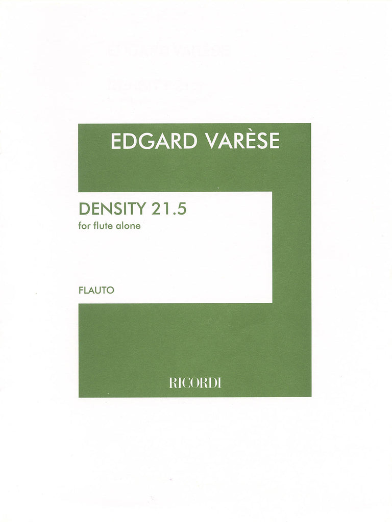 Density 21.5 (Flute Alone)