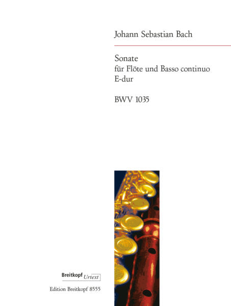 Sonata in E major, BWV 1035 - Urtext (Flute and Piano)