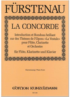La Concorde; Introduction and Rondeau brillant on Themes from "La Vestale" (Flute, Clarinet, and Piano)