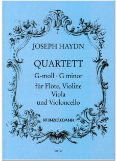Flute Quartet in G minor (Flute, Violin, Viola, Cello)