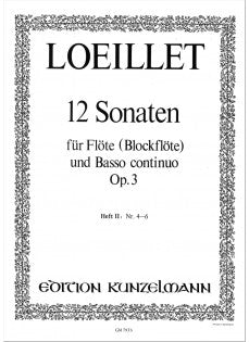 Flute Sonatas (12), Op. 3 - Volume 2, Nos 4-6 (Flute and Piano)