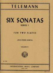 Six Sonatas, Series 1 - Volume 2 (Two Flutes)