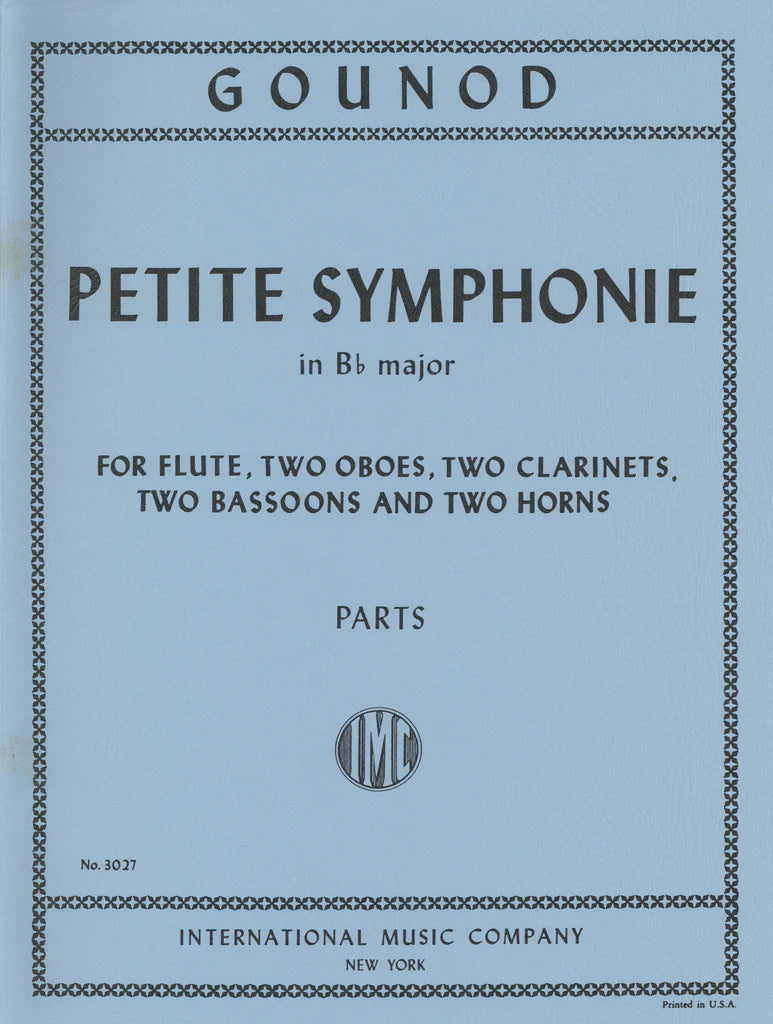 Petite Symphonie in B flat major (Flute and Winds)