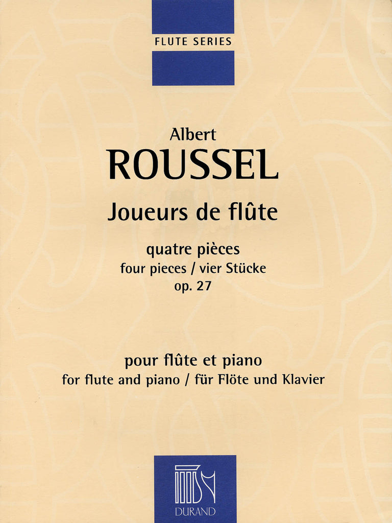 Joueurs de Flute, Op. 27 (Flute and Piano)