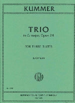 Trio in G Major, Op. 24 (Three Flutes)