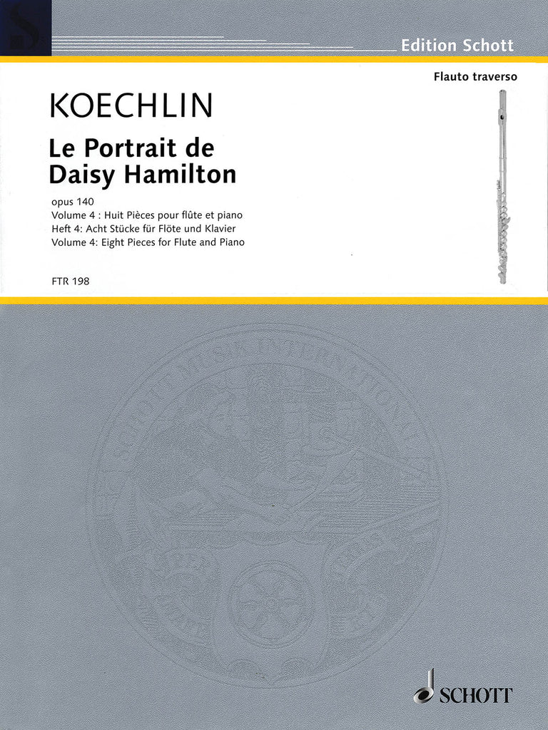 Le Portrait de Daisy Hamilton, Op. 140 - Volume 4 (Flute and Piano)