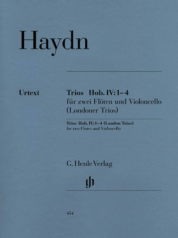 London Trios Hob. IV:1-4 (2 Flutes and Cello)