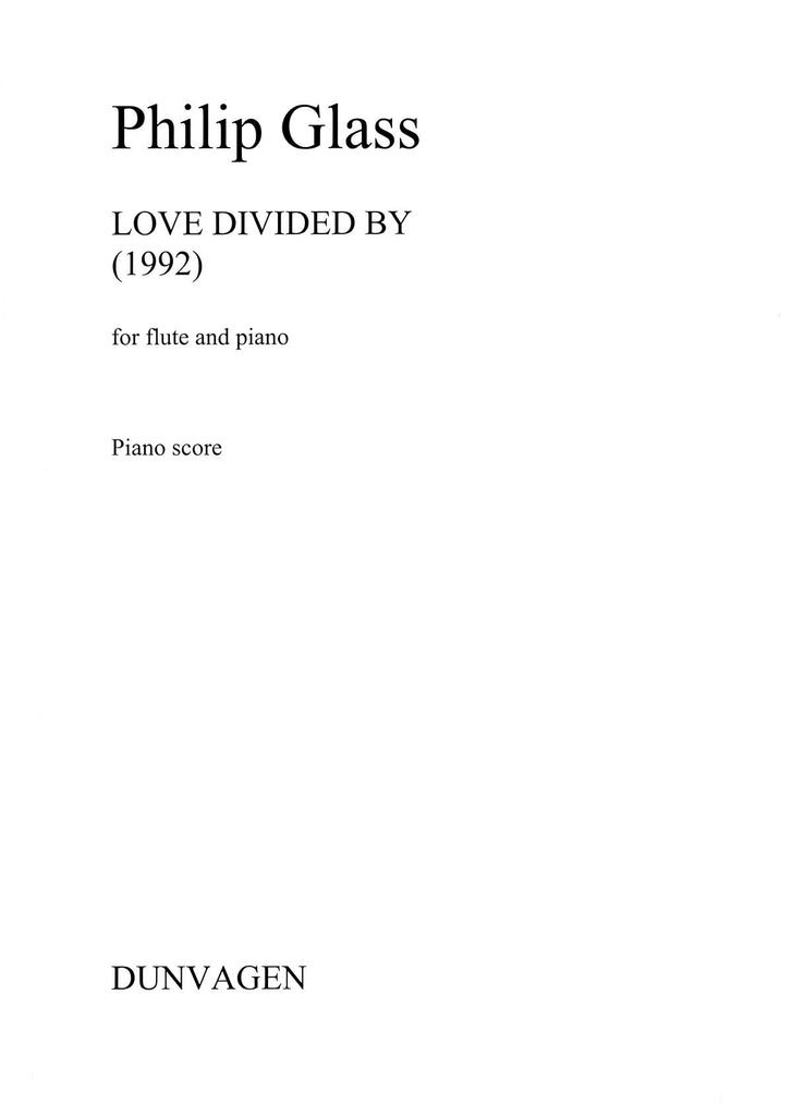 Love Divided By (Flute and Piano)