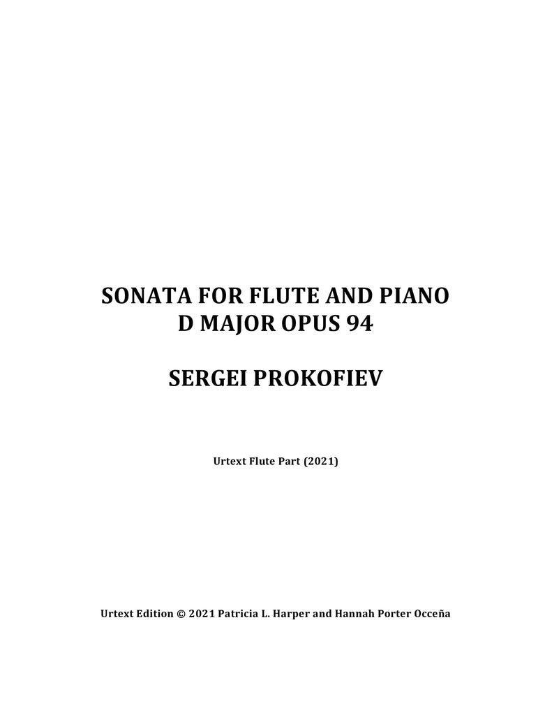 Sonata (Urtext)