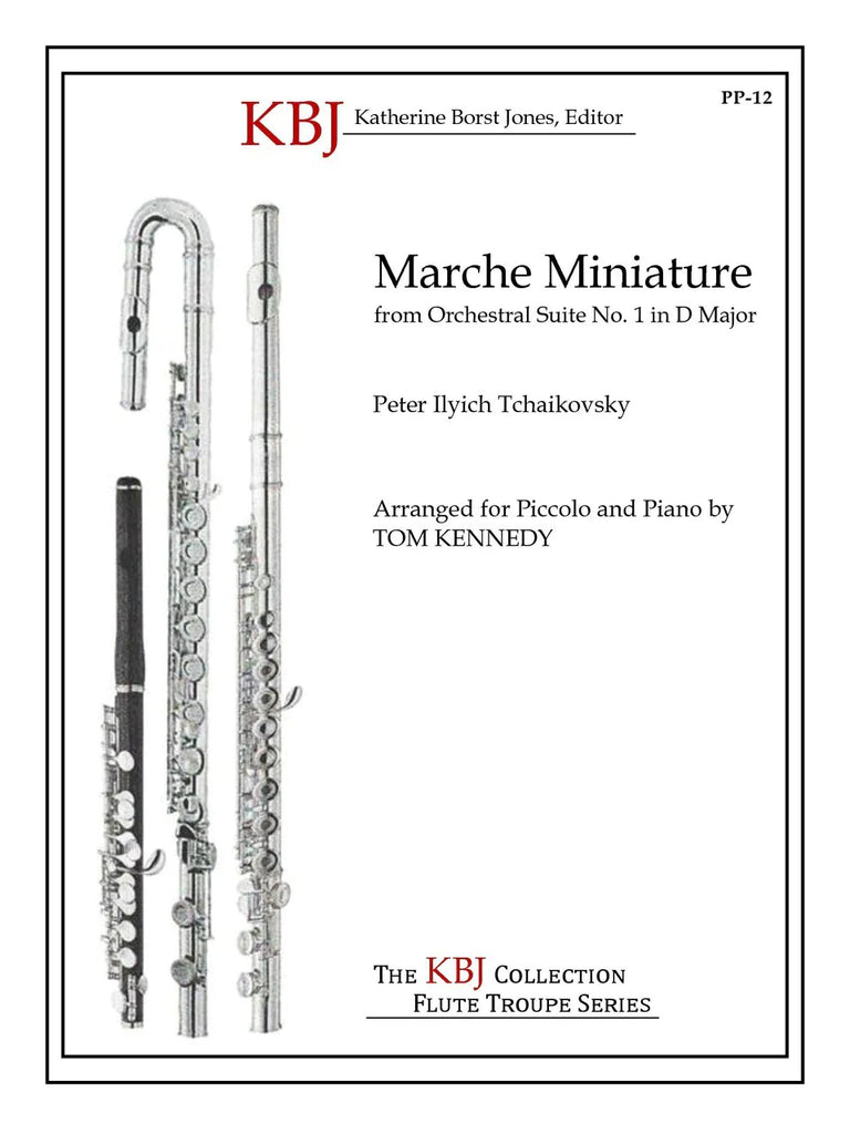Marche Miniature from Orchestral Suite No.1 in D Major Op. 43 (Piccolo and Piano)