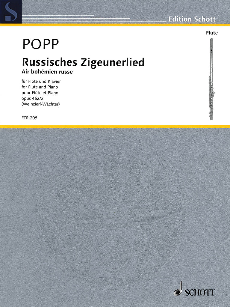 Russisches Zigeunerlied - Air bohemian russe, Op. 462, No. 2 (Flute and Piano)