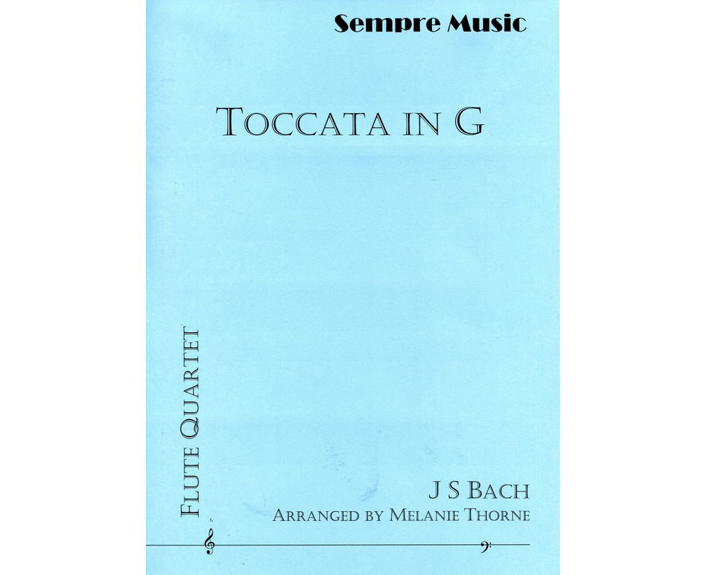 Toccata in G BWV 916 (4 Flutes)