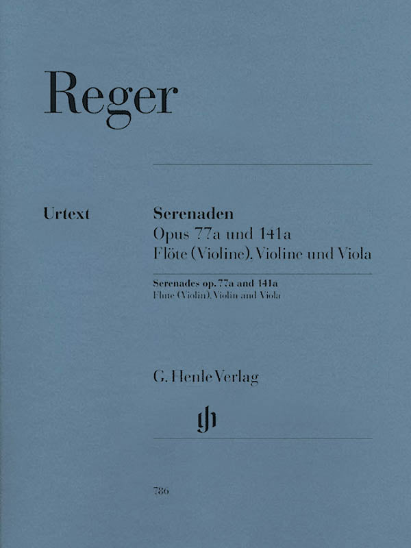 Serenades Op. 77a and Op. 141a (Flute, Violin, Viola)