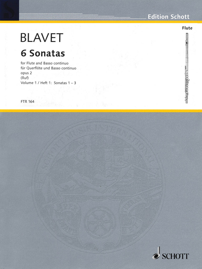 Flute Sonatas, Op. 2 - Volume 1 (Flute and Piano)