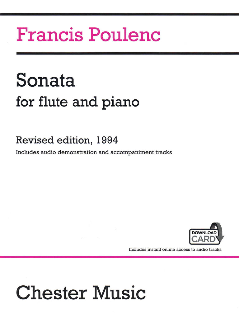 Sonata (w/CD Acc't) (Flute and Piano)