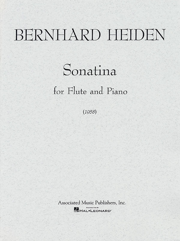 Sonatina (1958) (Flute and Piano)