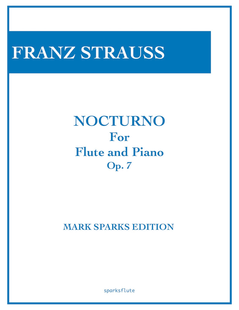 Nocturno Op. 7 (Flute and Piano)