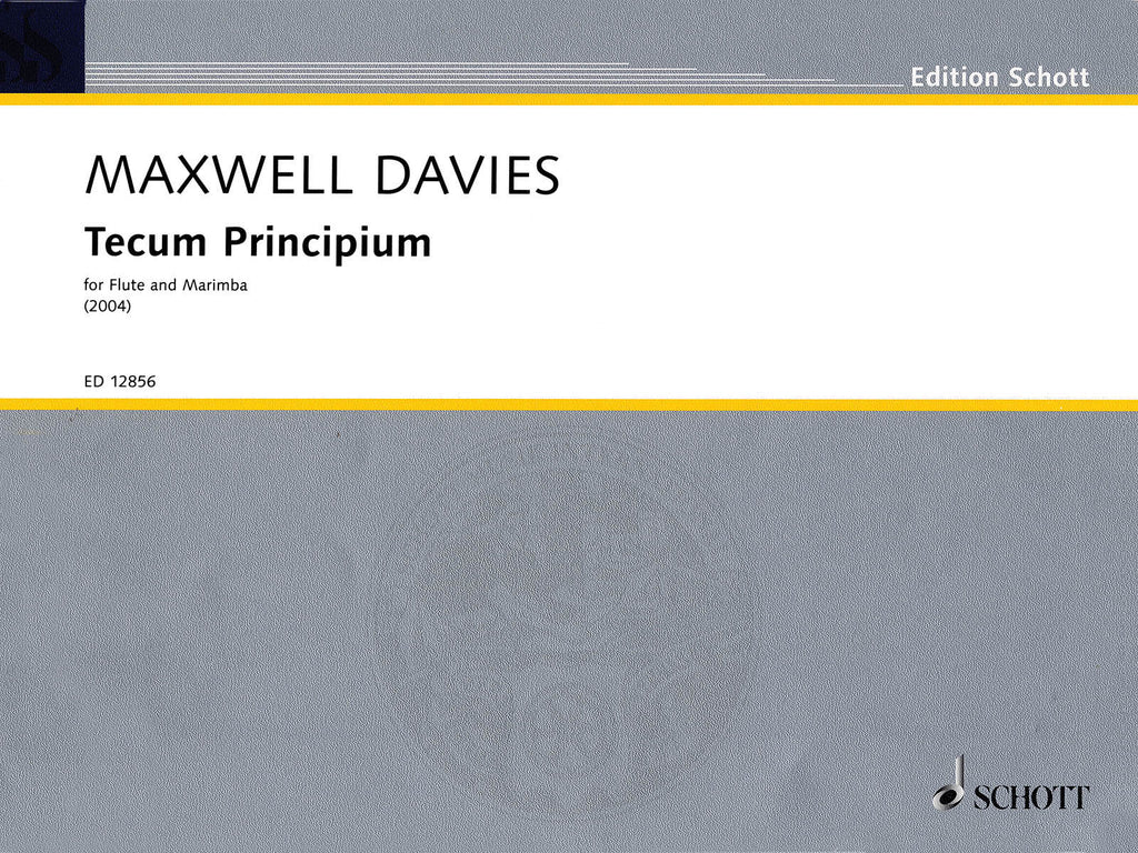Tecum Principium (2004) (Flute and Percussion)