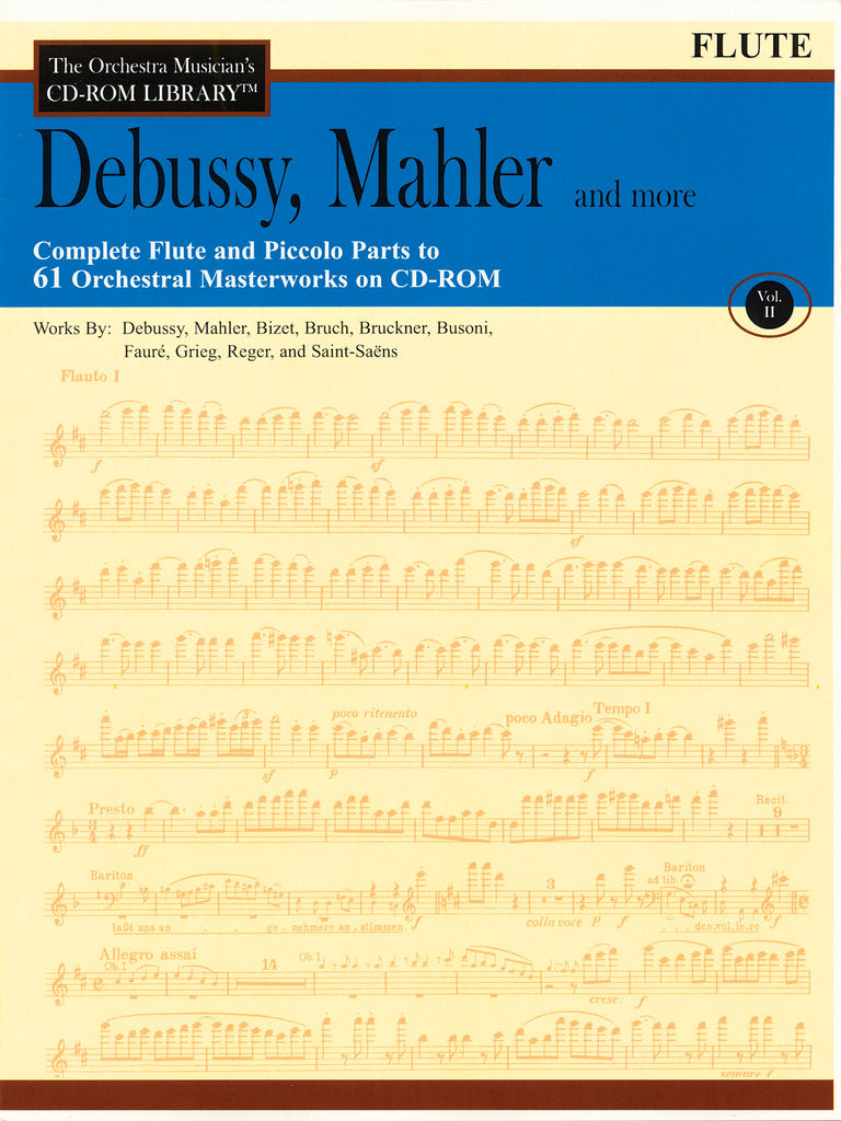 The Orchestra Musician's CD-ROM Library - Debussy, Mahler and More – Volume 2