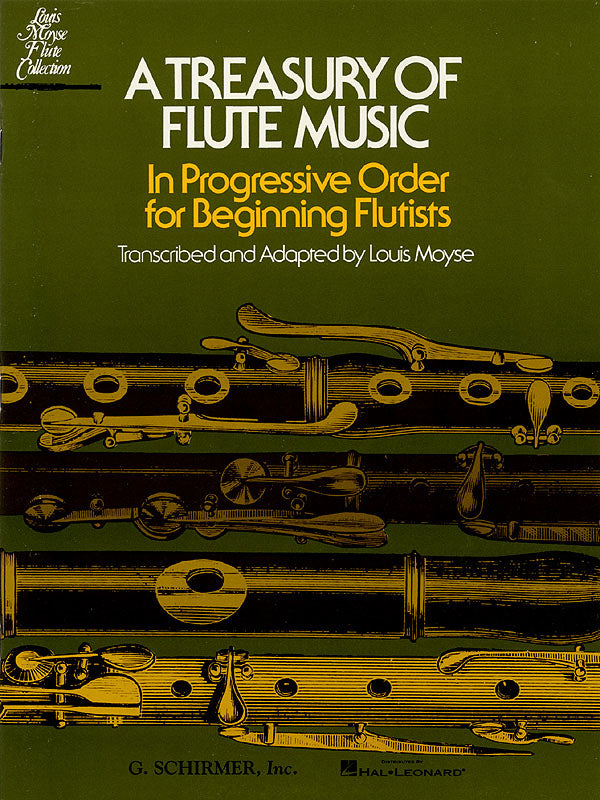 Treasury of Flute Music In Progressive Order for Beginner Flutists (Flute and Piano)