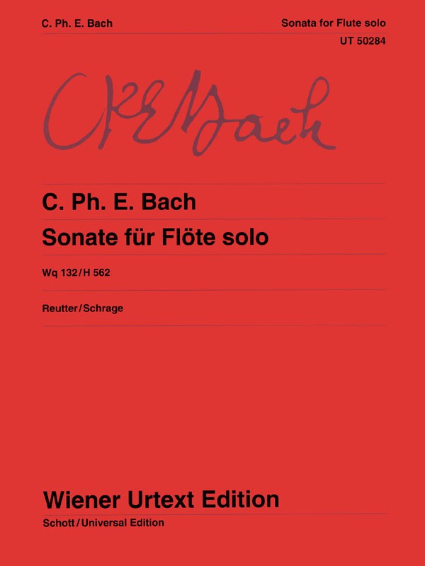 Sonata in A minor, Wq.132/H.562 (Flute Alone)