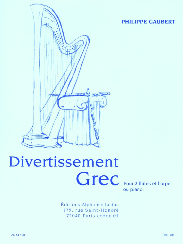 Greek Divertissement, for 2 Flutes and Harp/Piano