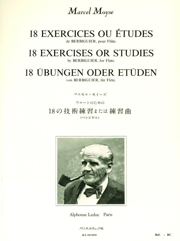 18 Exercises or Etudes by Berbiguier