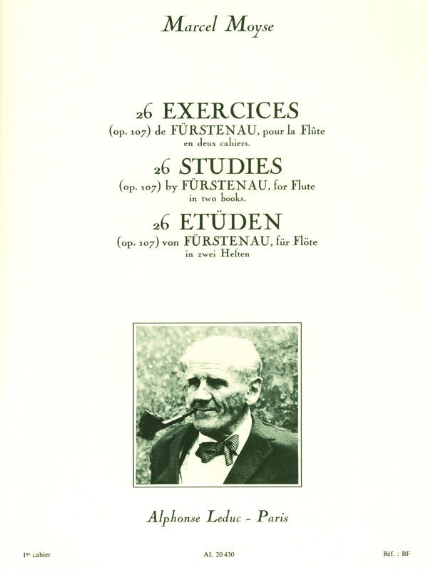 26 Exercises by Fürstenau Op.107, Vol. 1 (Flute Solo)