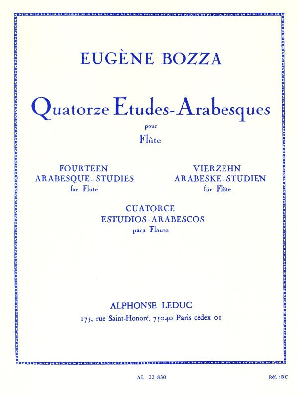 Fourteen Arabesque Studies (Flute Alone)