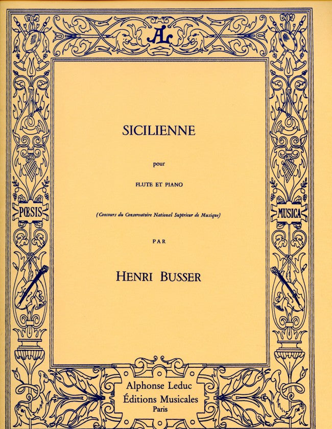 Sicilienne, Op.60 (Flute and Piano)