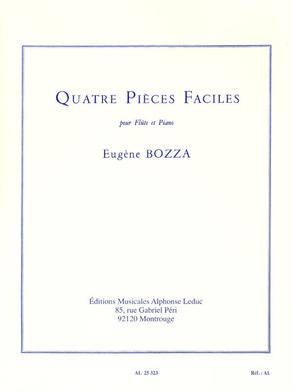 4 Pièces Faciles (Flute and Piano)