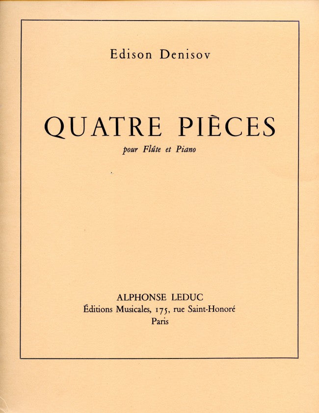 4 Pièces (Flute and Piano)