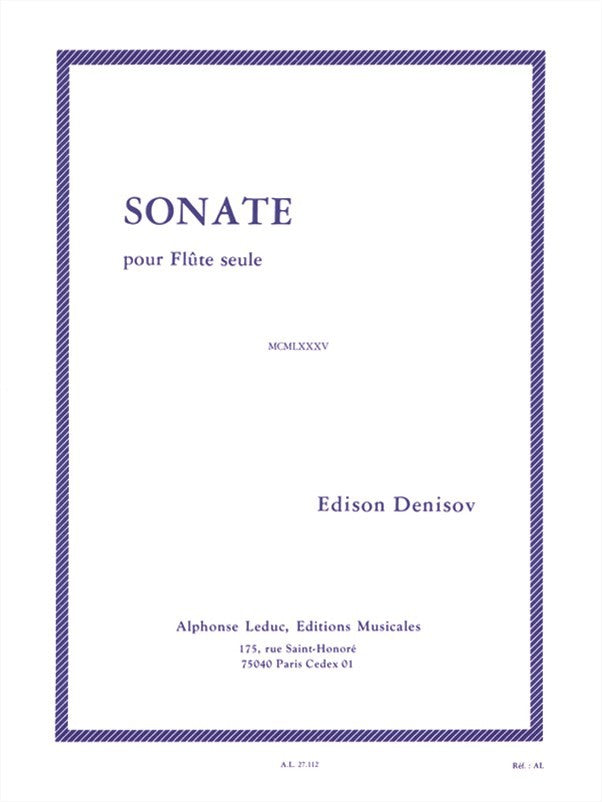 Sonate (Flute Alone)