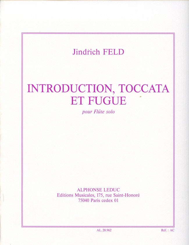 Introduction, Toccata et Fugue (Flute Alone)