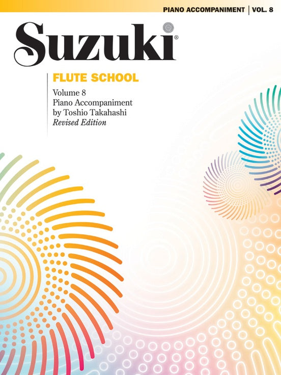 Suzuki Flute School: Piano Part, Volume 8 (Studies and Etudes)