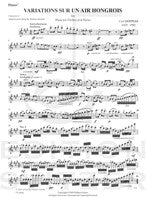 Variations sur un air hongrois (Flute and Piano)