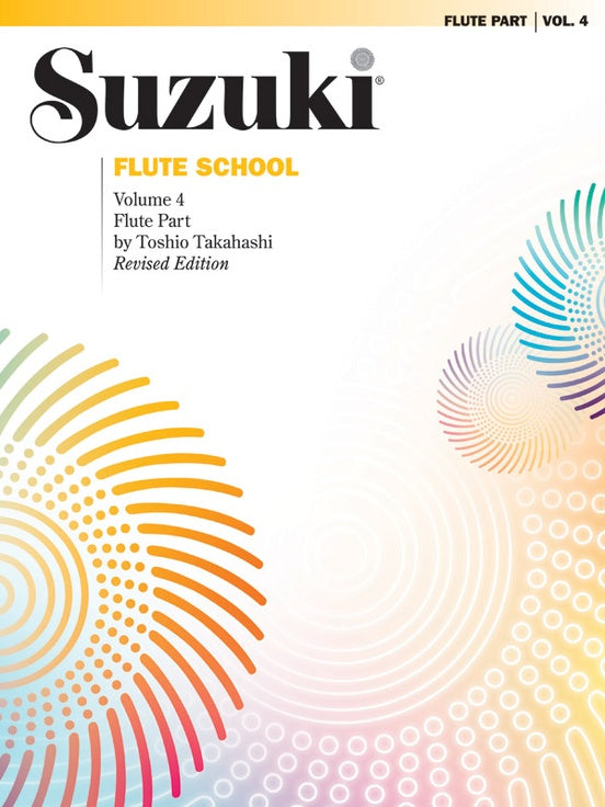 Suzuki Flute Method: Flute Part, Volume 4 (Studies and Etudes)