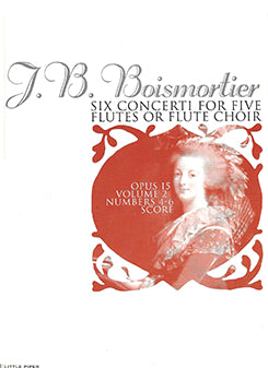 Six Concerti, Op. 15, Nos. 4-6 Score (Flute Choir)