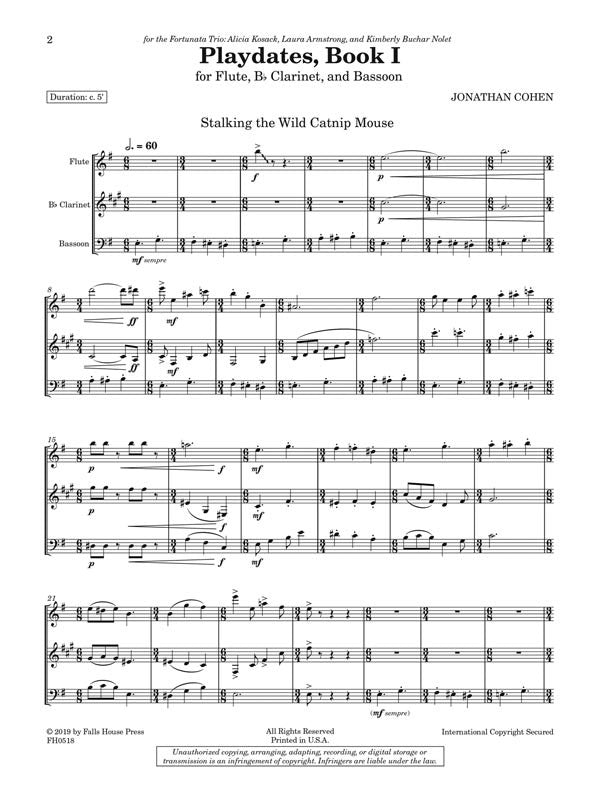 Playdates, Book I (Flute, Clarinet, Bassoon)