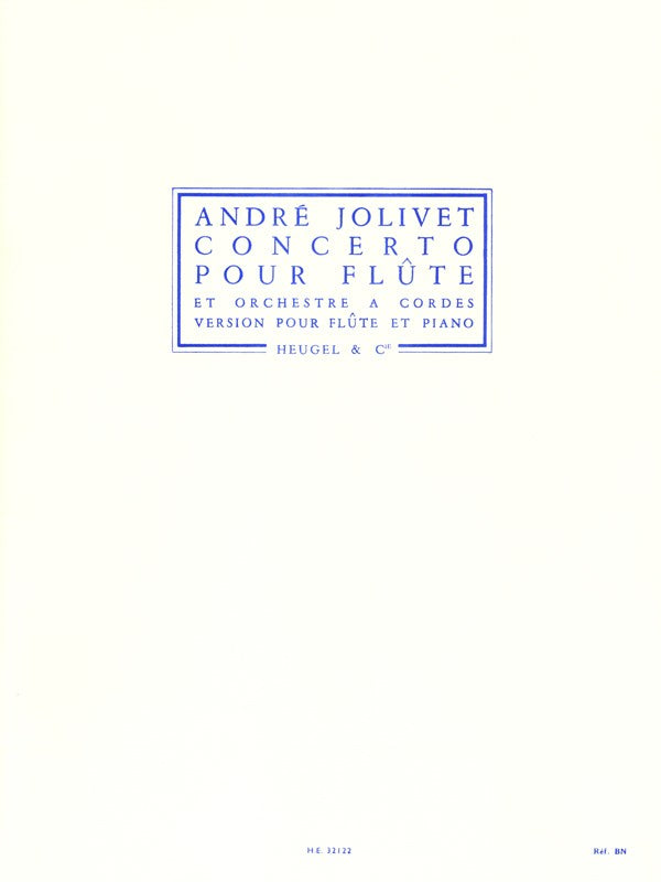 Concerto Pour Flûte Et Orchestre À Cordes (Flute and Piano)