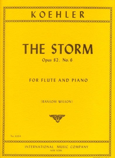 The Storm Op. 82 No. 6 (Flute and Piano)