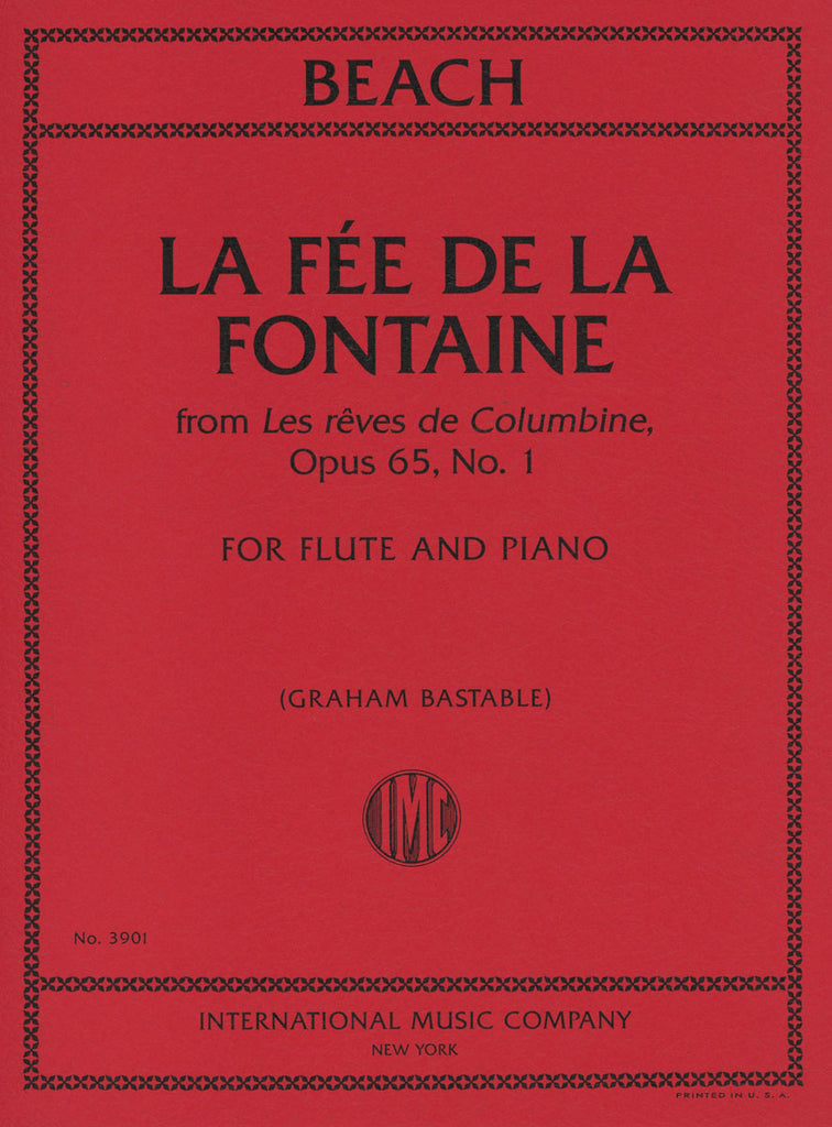 La Fée de la Fontaine from Les rêves de Columbine, Op. 65, No. 1  (Flute and Piano)